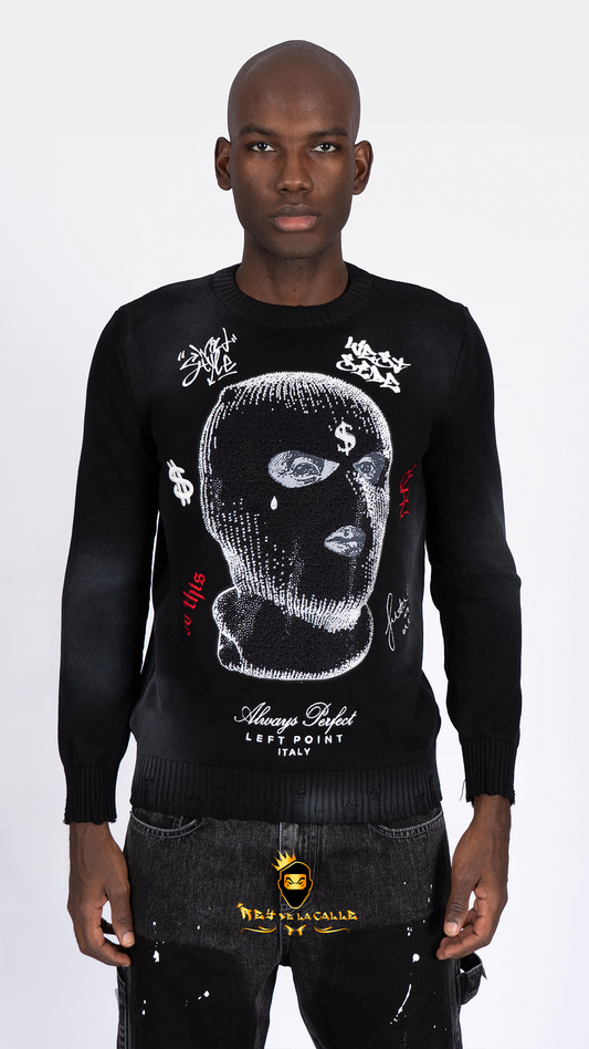 SUDADERA LEFT POINT BALACLAVA Rey De La Calle