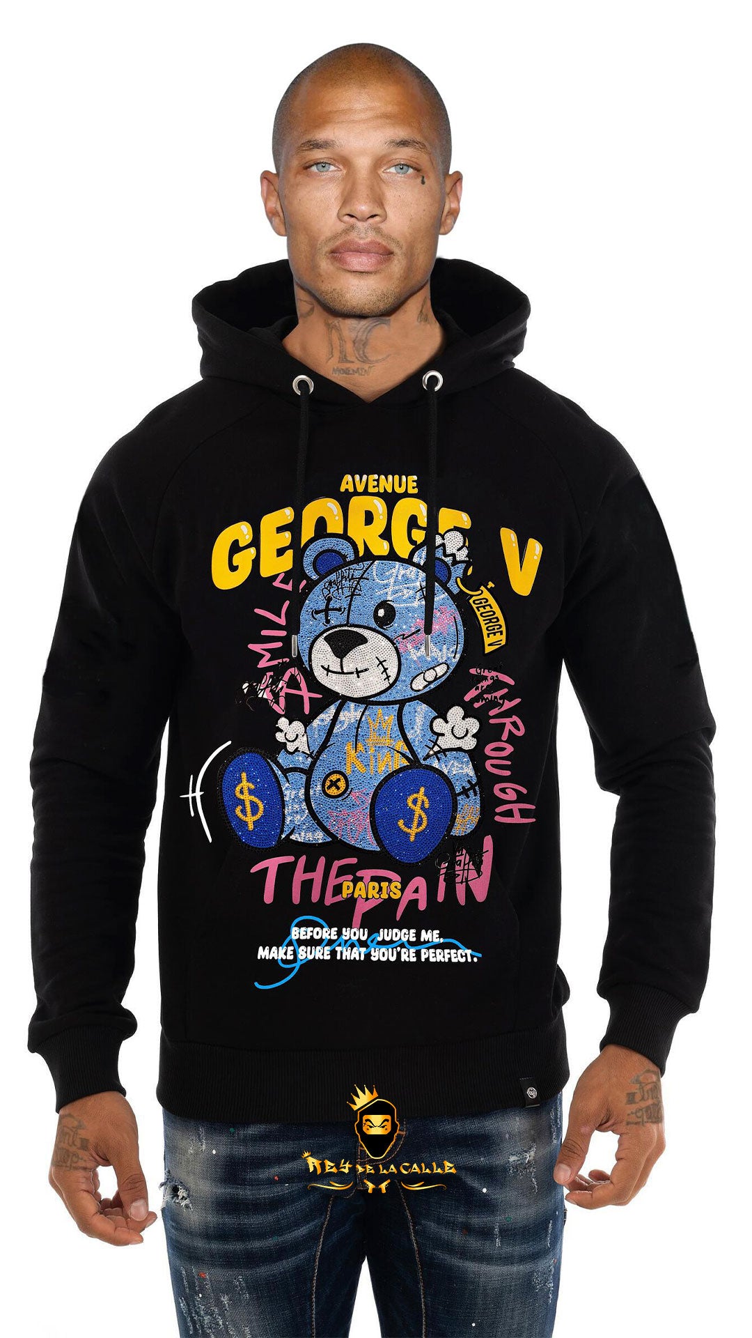 SUDADERA AVENUE GEORGE V PARIS OSITO GRAFITTI Rey De La Calle