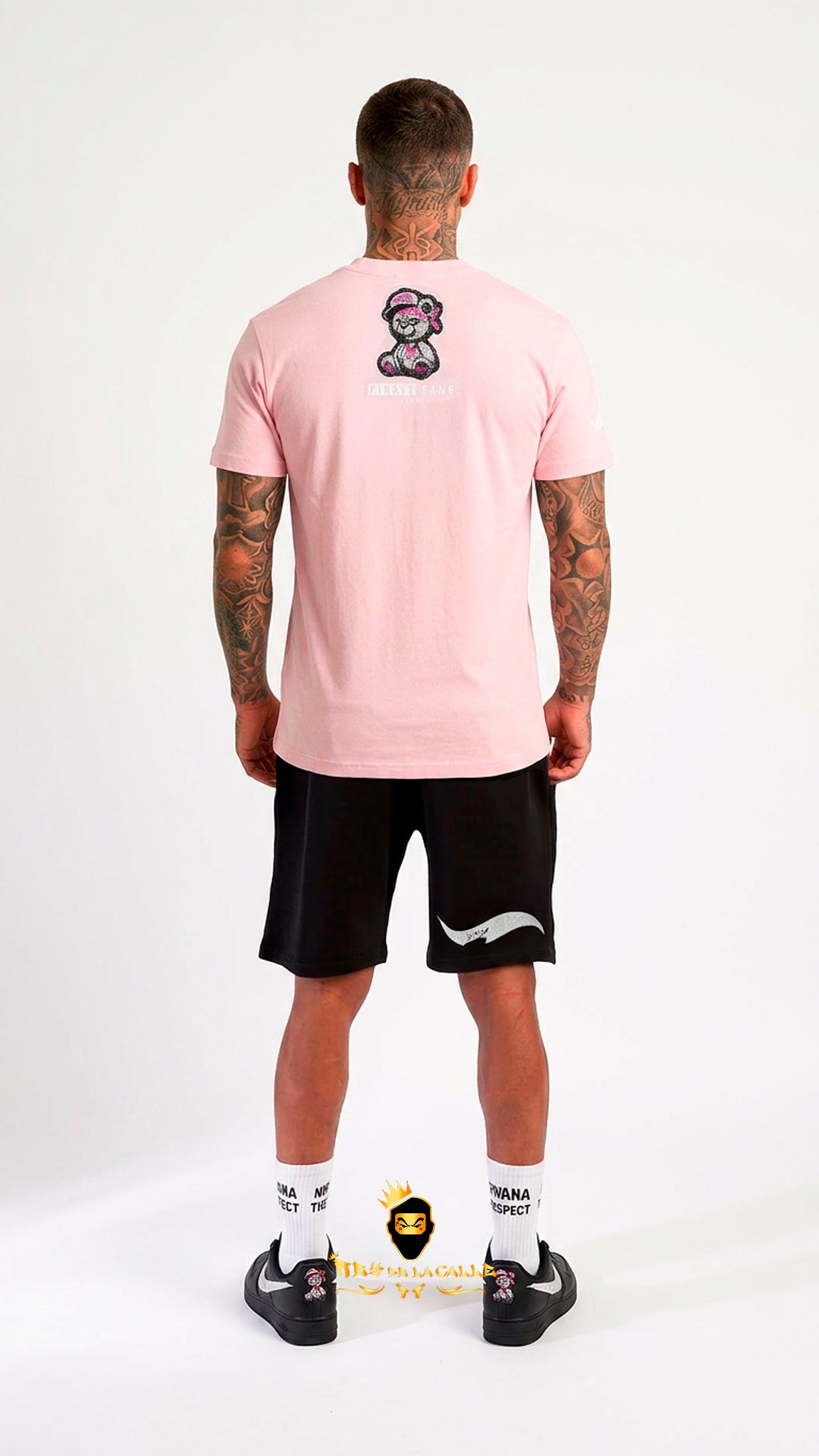 Conjunto de Verano  Pirate Gang París Osito Rosa Oversize | Streetwear