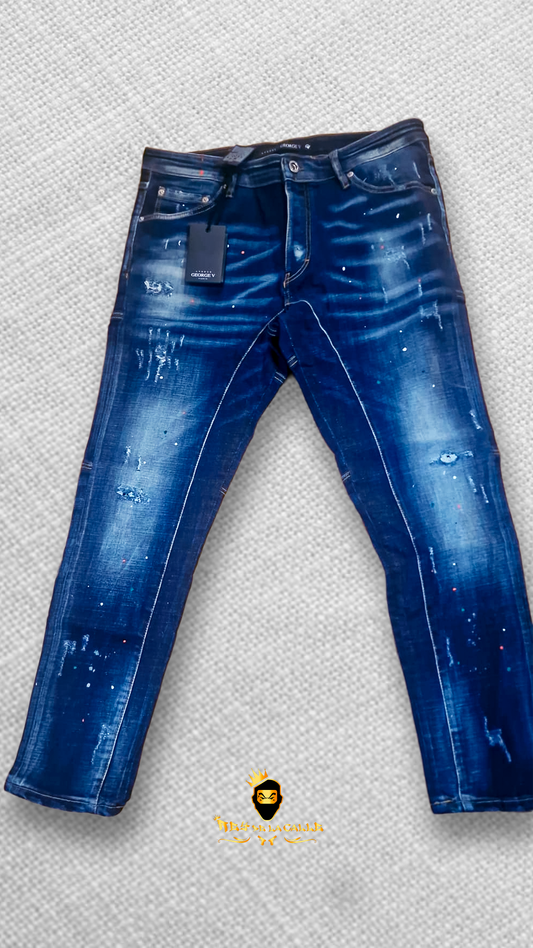 VAQUERO GEORGE V PARIS AZUL Rey De La Calle