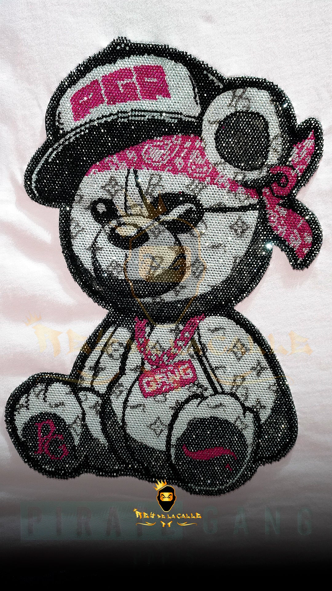 Conjunto de Verano  Pirate Gang París Osito Rosa Oversize | Streetwear