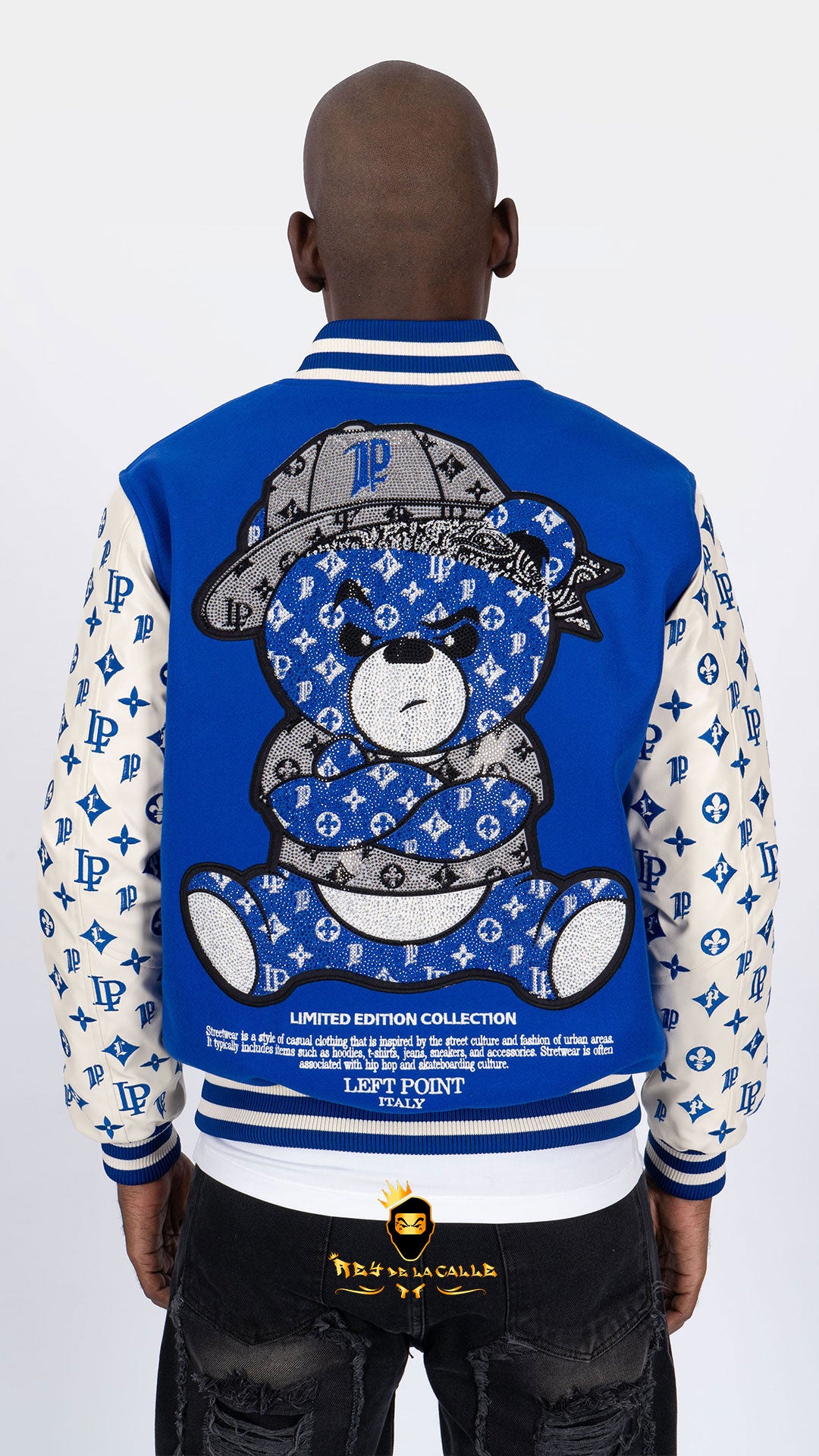 CHAQUETA COLLEGE OSITO AZUL REY Rey De La Calle