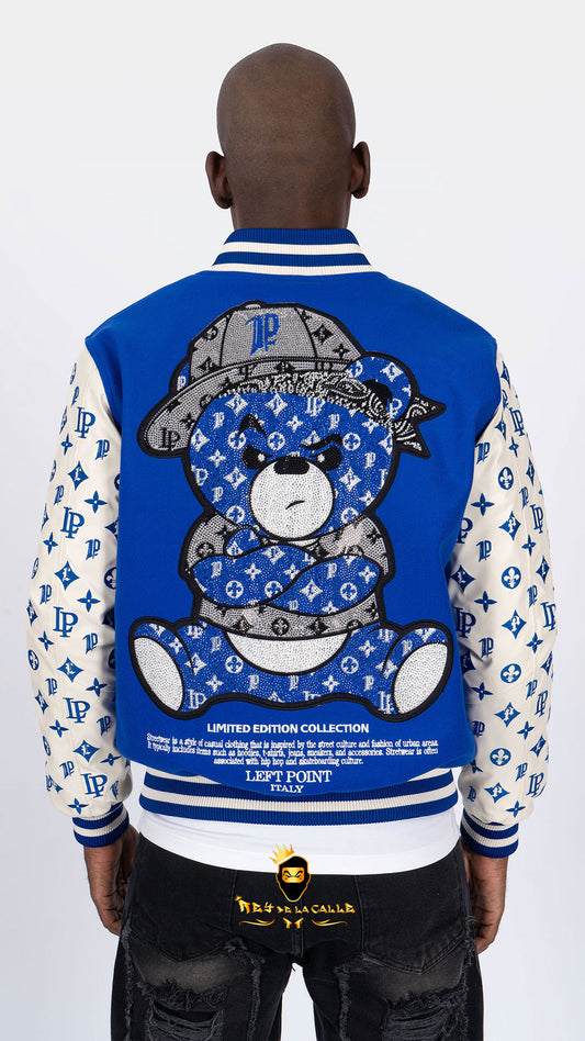 CHAQUETA COLLEGE OSITO AZUL REY Rey De La Calle