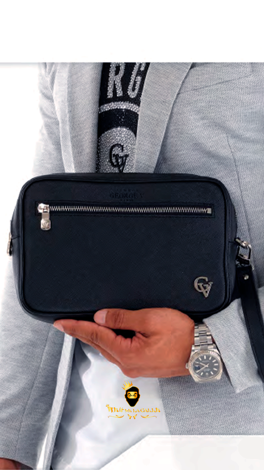 Bolso Negro Marca George V Rey De La Calle