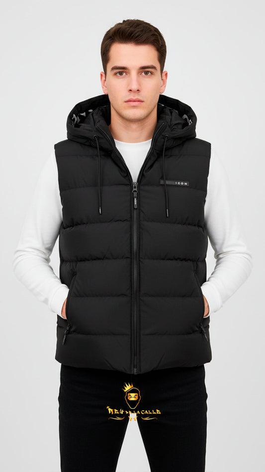 CHALECO ICON NEGRO Rey De La Calle