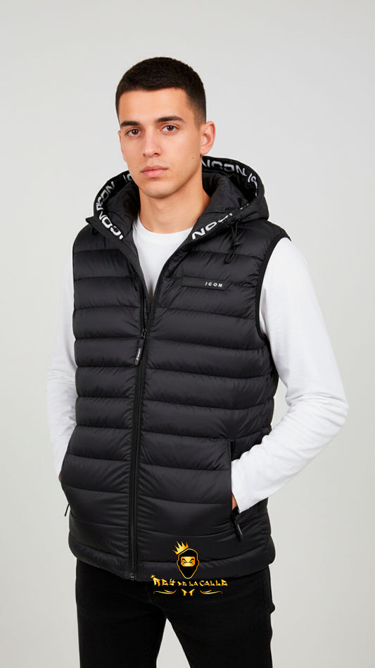 CHALECO ICON NEGRO Rey De La Calle