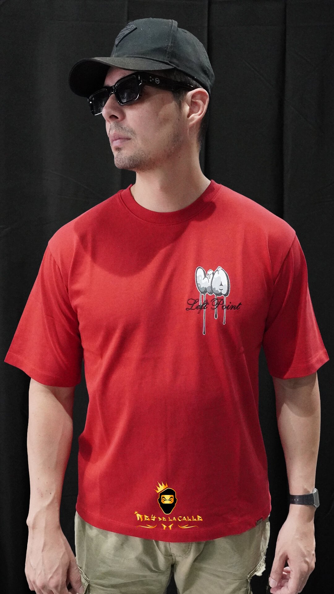 Camiseta Left Point Roja Waste