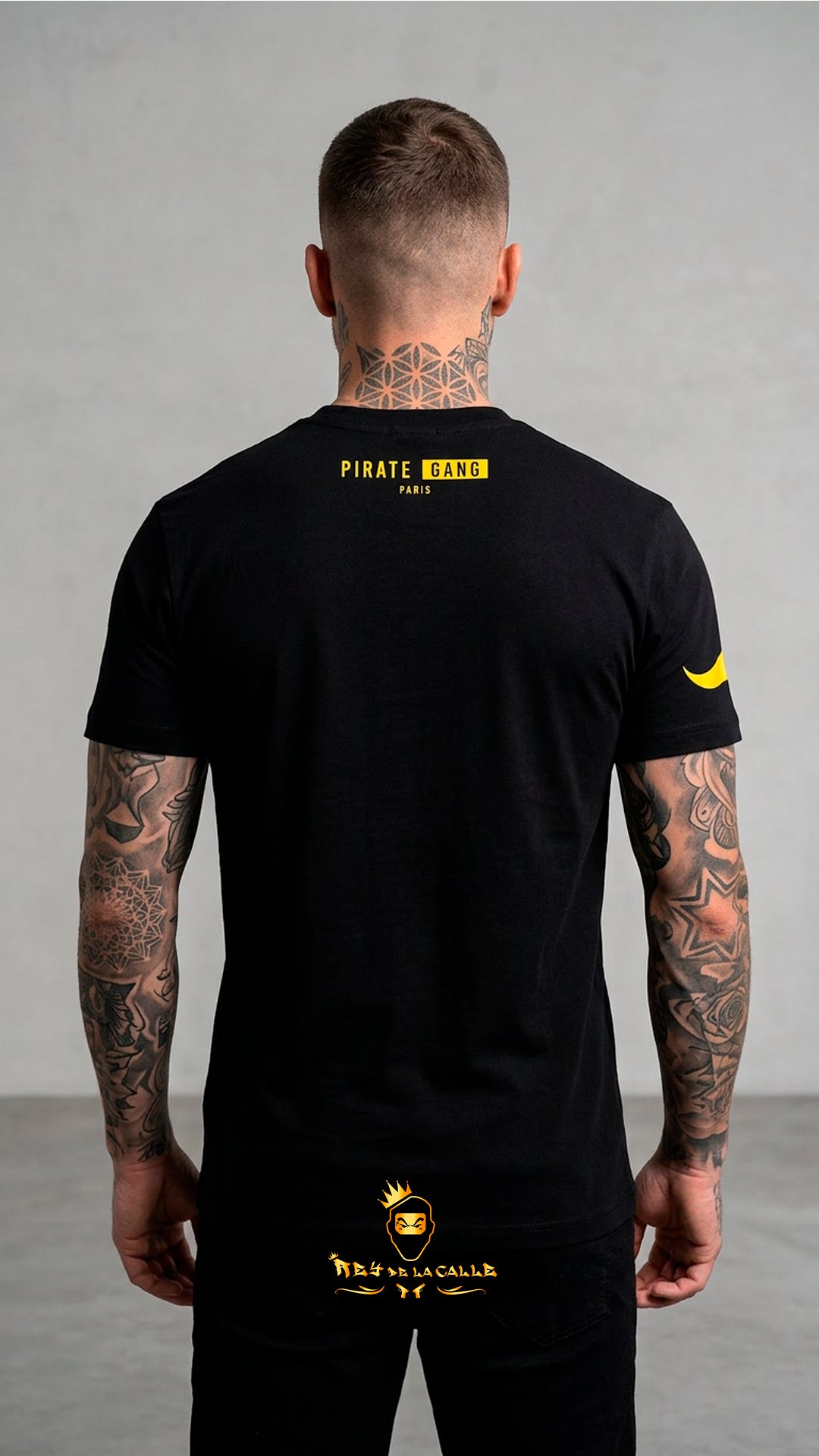 Camiseta Pirate Gang León Negra | Streetwear