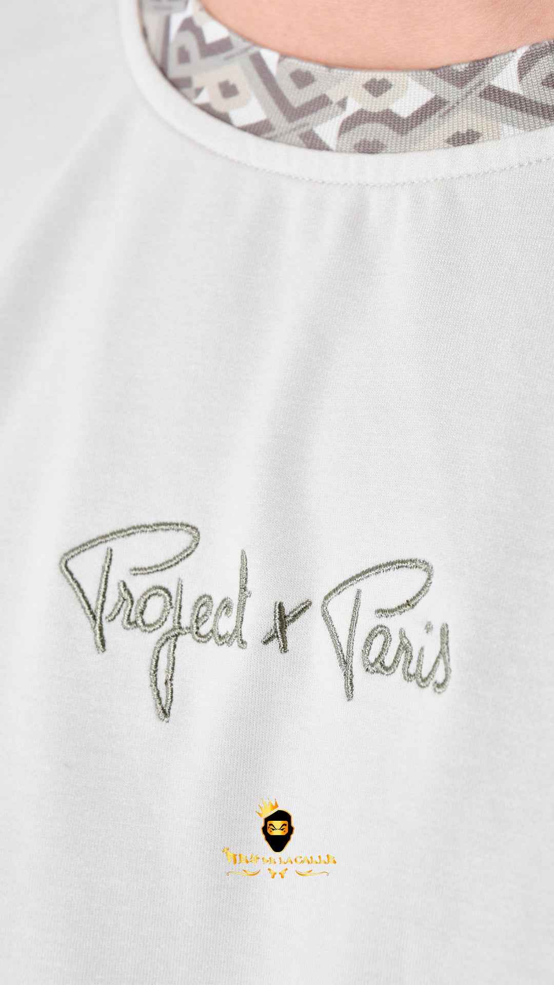 Camiseta de Hombre Project X Paris Beige - Streetwear Minimalista