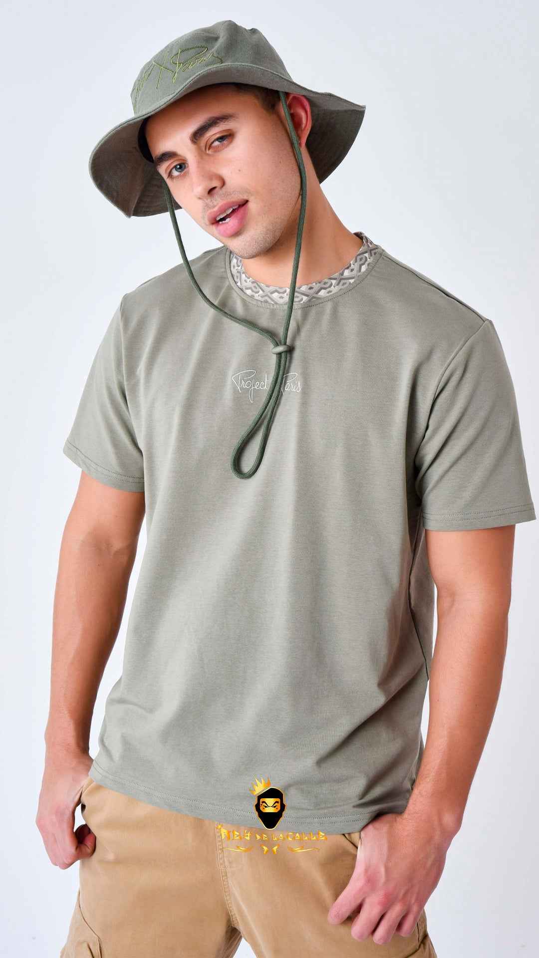 Camiseta de Hombre Project X Paris Verde Claro