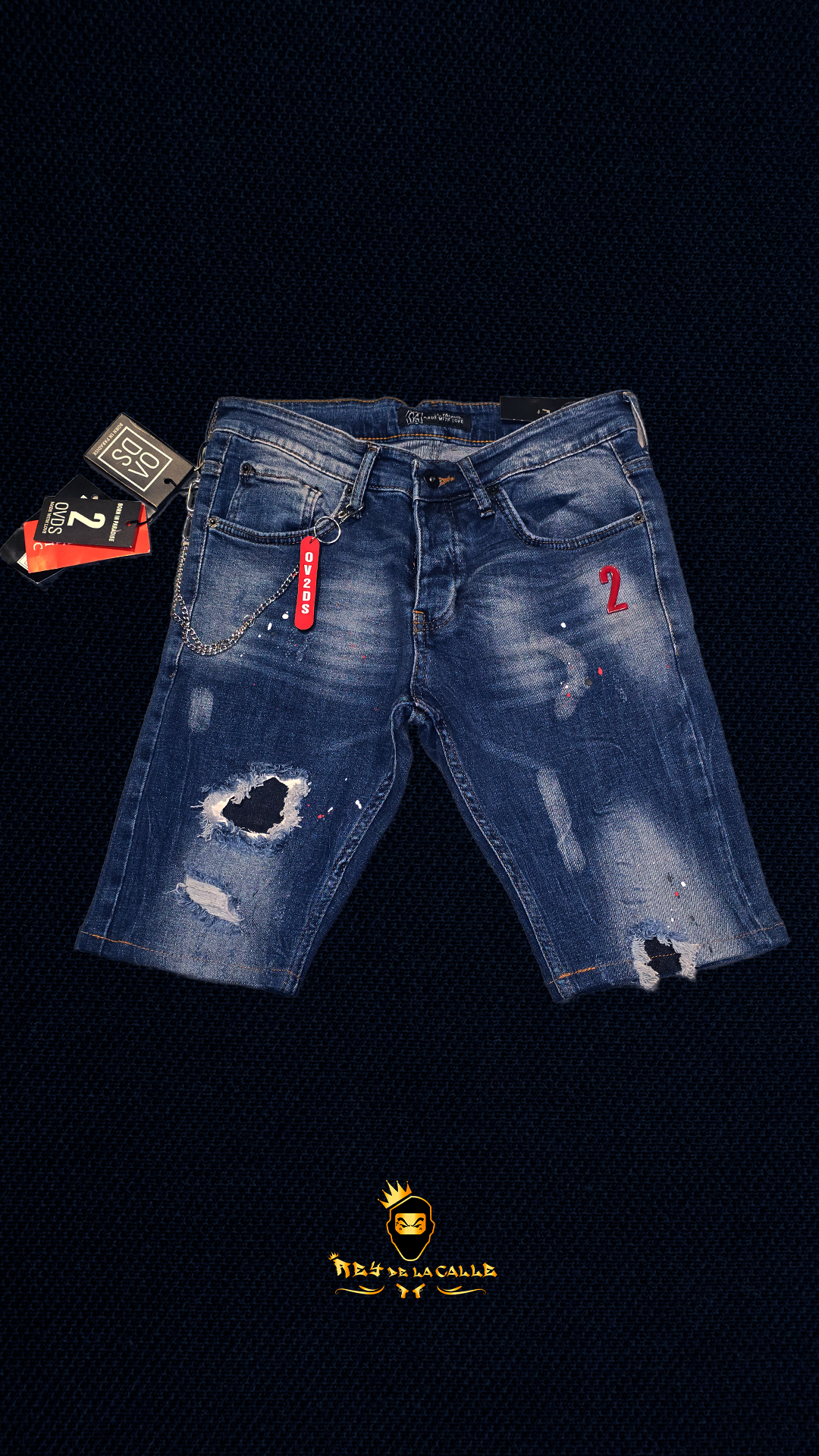 Short Pantalón corto OVDS logo 2 Rey De La Calle