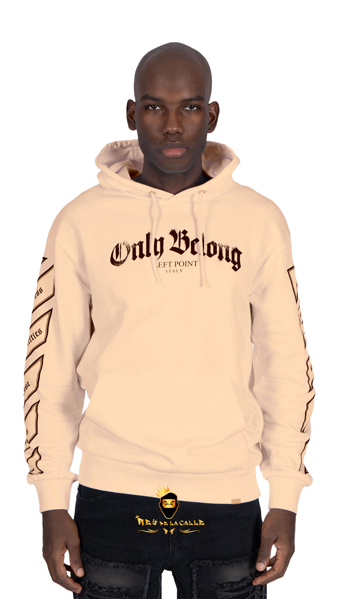 SUDADERA LEFT POINT  BUGS BUNNY CON BRILLANTE COLOR BEIGE Rey De La Calle