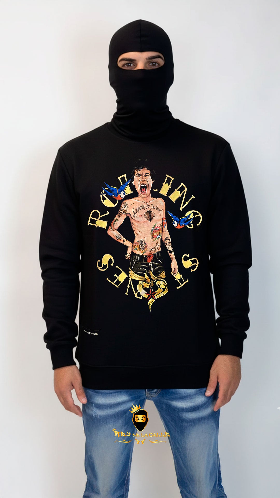 SUDADERA BE HAPPINESS FEAT ROLLING STONES Rey De La Calle