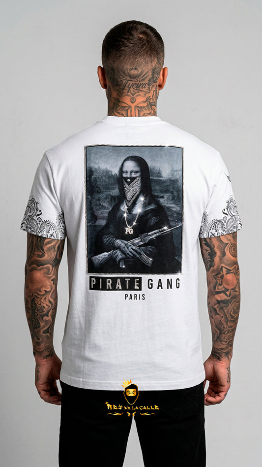 Camiseta Pirate Gang París  Monalisa Oversize  | Streetwear