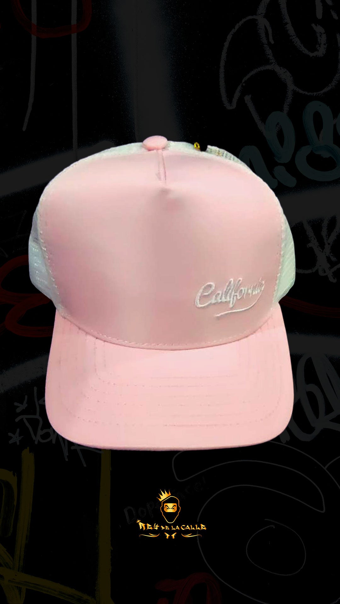 Gorra California Rosa Rey De La Calle