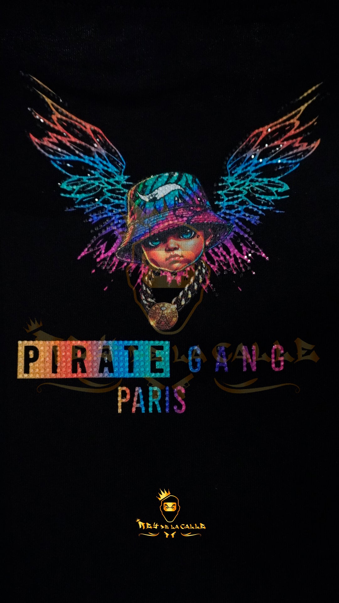 Conjunto Verano Pirate Gang Paris Negra Baby Gang Oversize | Streetwear