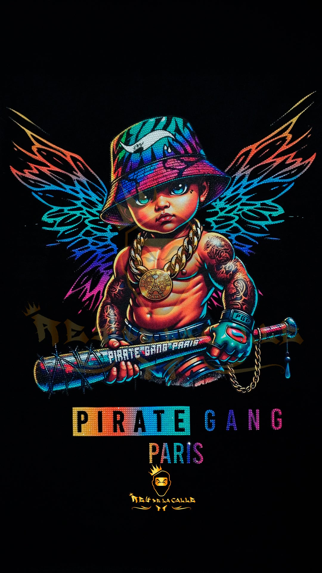Conjunto Verano Pirate Gang Paris Negra Baby Gang Oversize | Streetwear