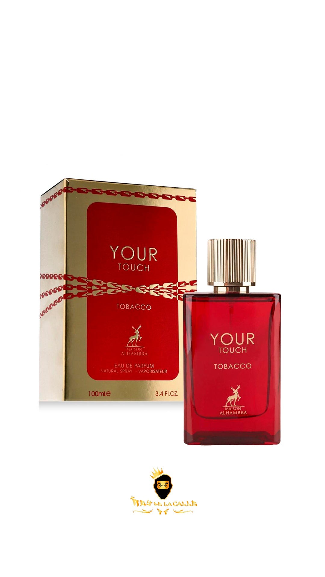 Perfume Your Touch Tobacco Maison Alhambra 100ml Eau de Parfum Rey De La Calle