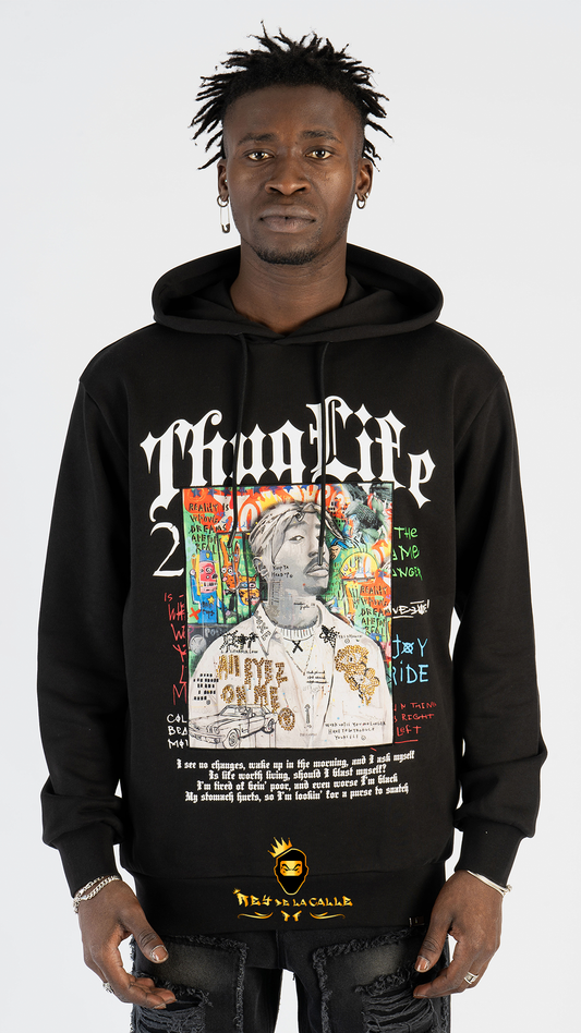 SUDADERA LEFT POINT TUPAC Rey De La Calle