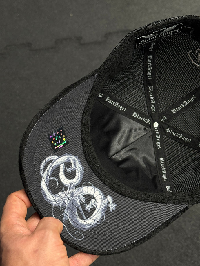 Gorra Black Angel Negra Brillante Goku - Rey De La Calle