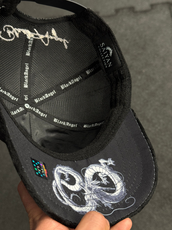 Gorra Black Angel Negra Brillante Goku - Rey De La Calle