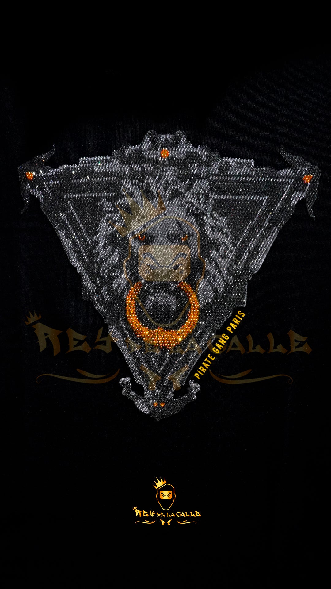 Camiseta Pirate Gang León Negra | Streetwear
