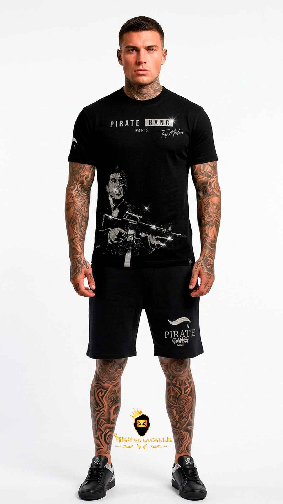 Conjunto de Verano Tony Montana Scarface Negro
