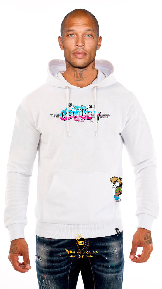 SUDADERA AVENUE GEORGE V PARIS DE OSITO SIN BRILLANTES Rey De La Calle