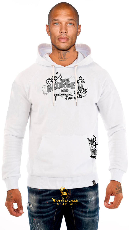 SUDADERA AVENUE GEORGE V PARIS DE OSITO SIN BRILLANTES Rey De La Calle