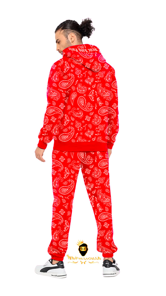 CONJUNTO PIRATE GANG PÀRIS CON OSITO, COLOR ROJO DE BANDANA