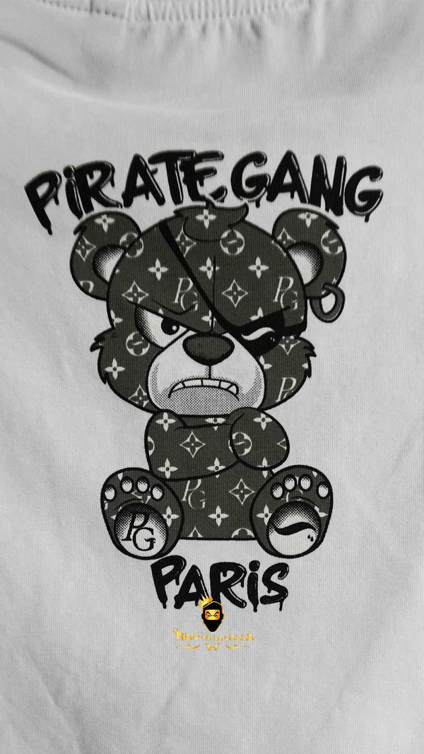 Conjunto Streetwear Oso Blanco Monograma – Pirate Gang Paris