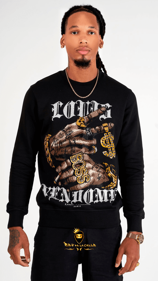 SUDADERA LOUIS VENDOME CON BRILLANTES Rey De La Calle