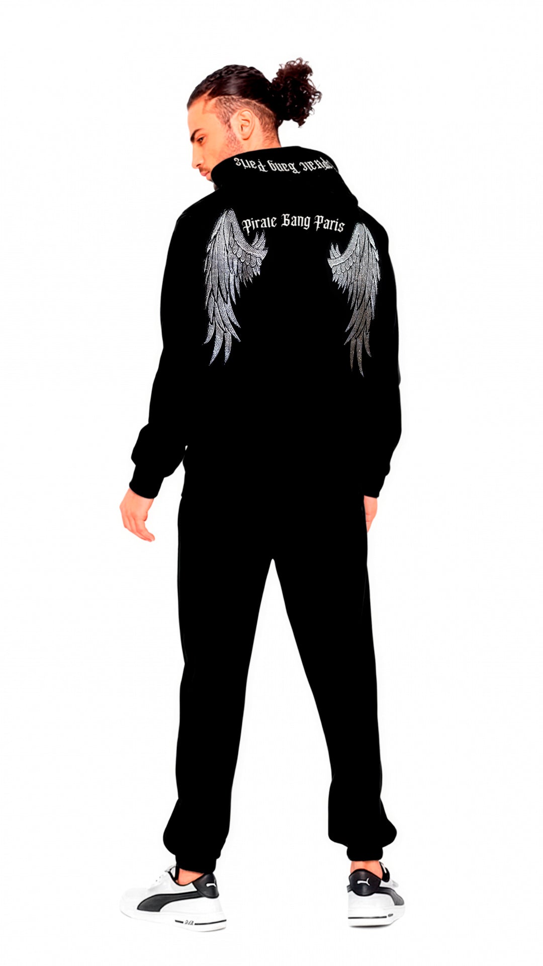 CONJUNTO PIRATE GANG PÀRIS NEGRO ANGEL CON ESCOPETA Rey De La Calle