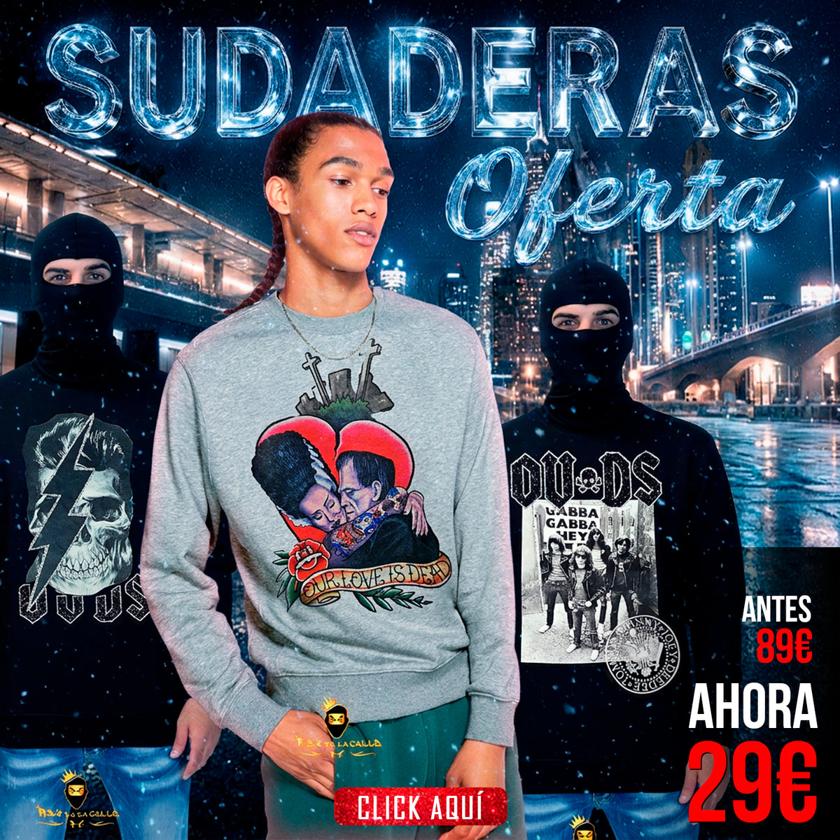 Sudaderas originales en oferta de invierno