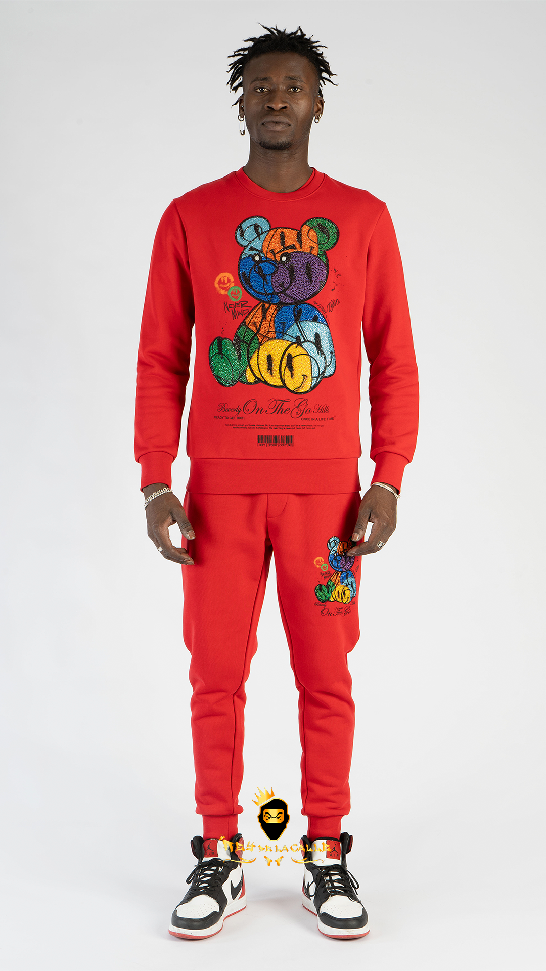 CONJUNTO LEFT POINT ROJO, OSITO Rey De La Calle