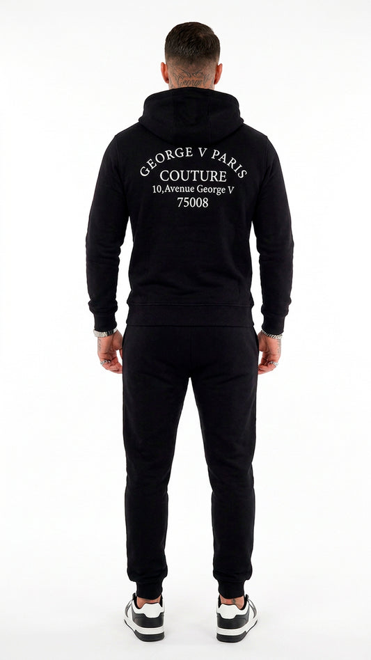 Chándal Negro George V Paris Osito Monogram Pedrería – En Oferta