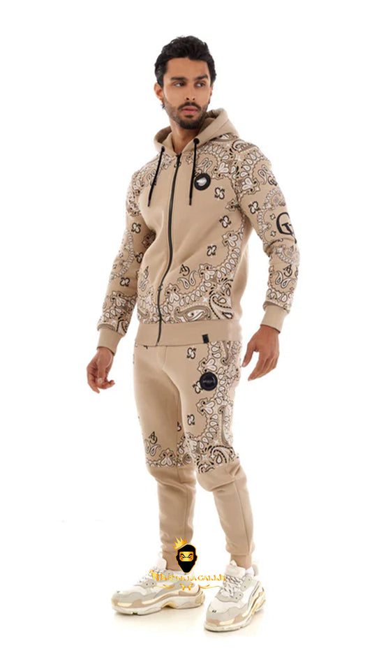 Chándal Beige George V Paris Estampado Bandana – En Oferta