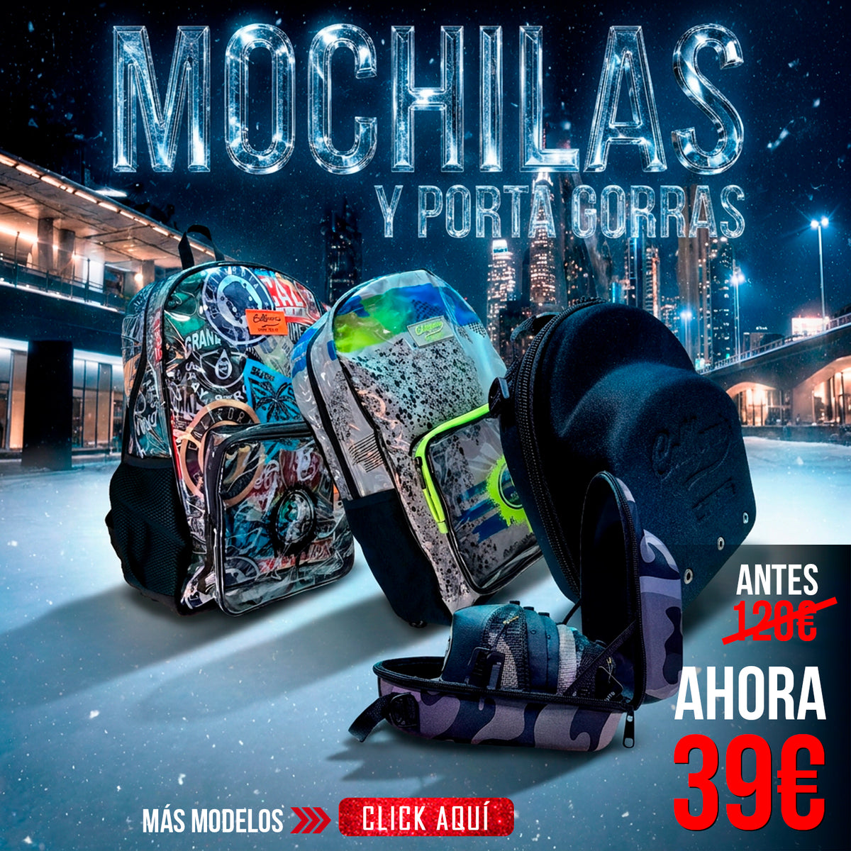 Mochilas y porta gorras originales