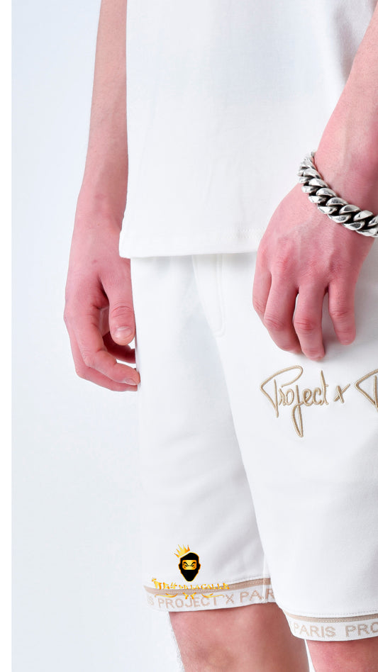 Conjunto Camiseta O Pantalón Corto Project X París Con Camiseta Blanca
