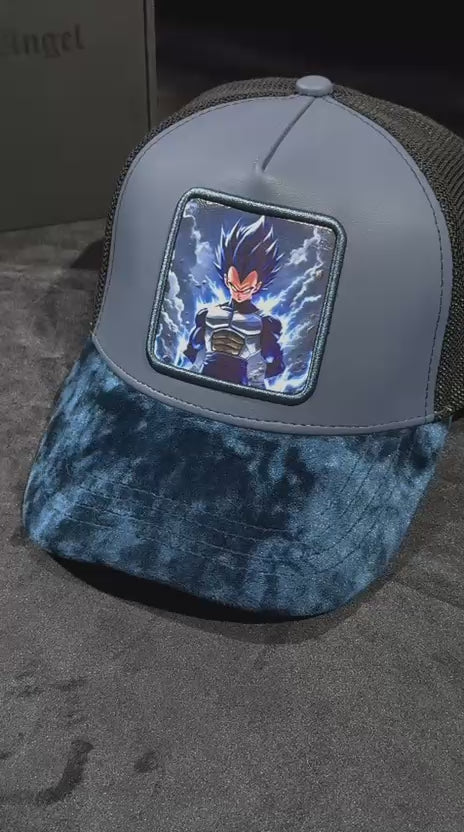 Gorra Black Angel Visera Terciopelo Goku