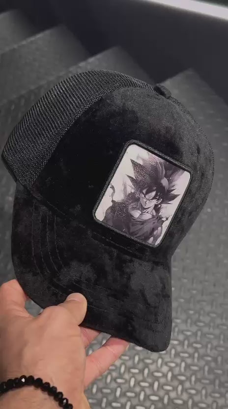 Gorra Black Angel Negra Brillante Goku