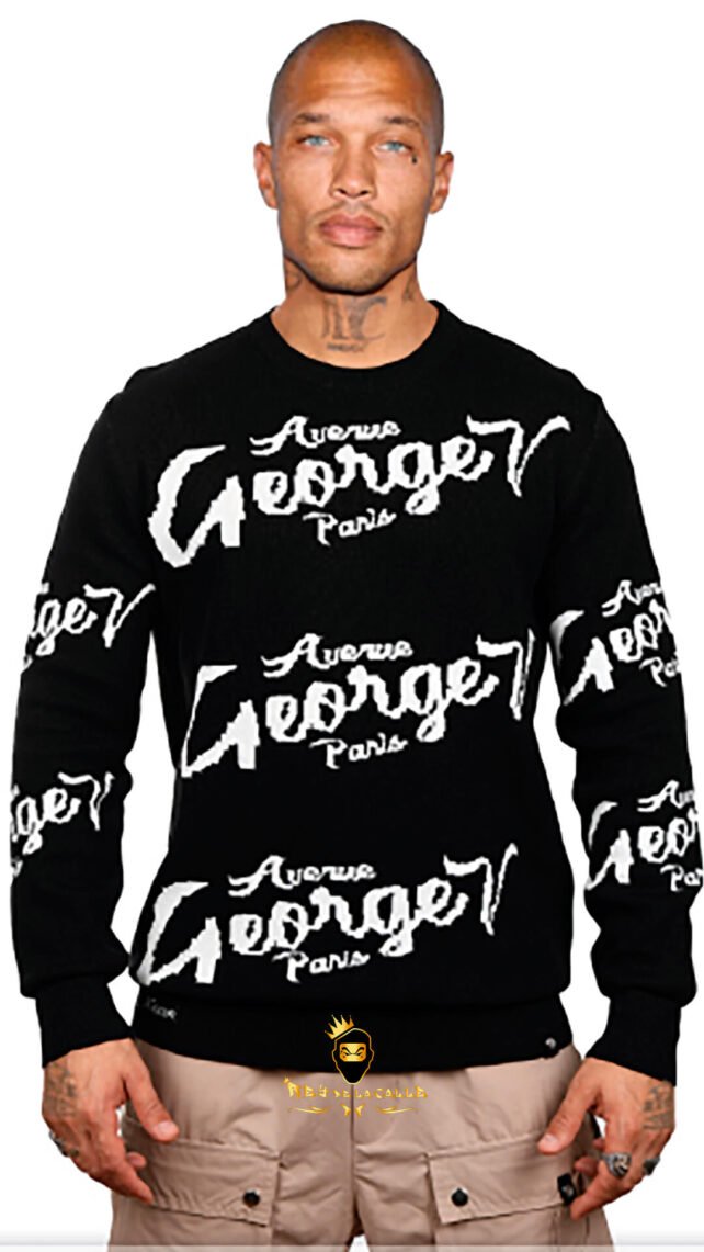 sudadera george v paris negra